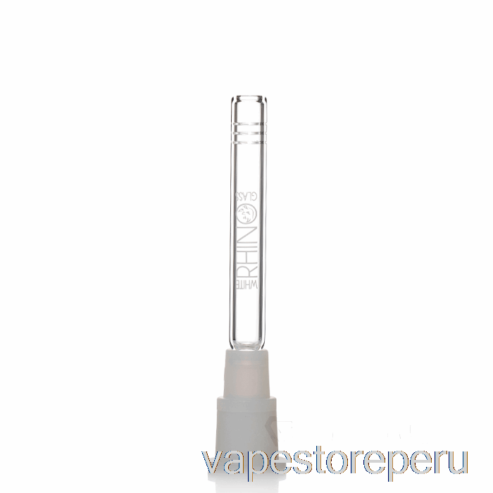 Vape Recargable Rinoceronte Blanco Híbrido Downstem 5 Pulgadas